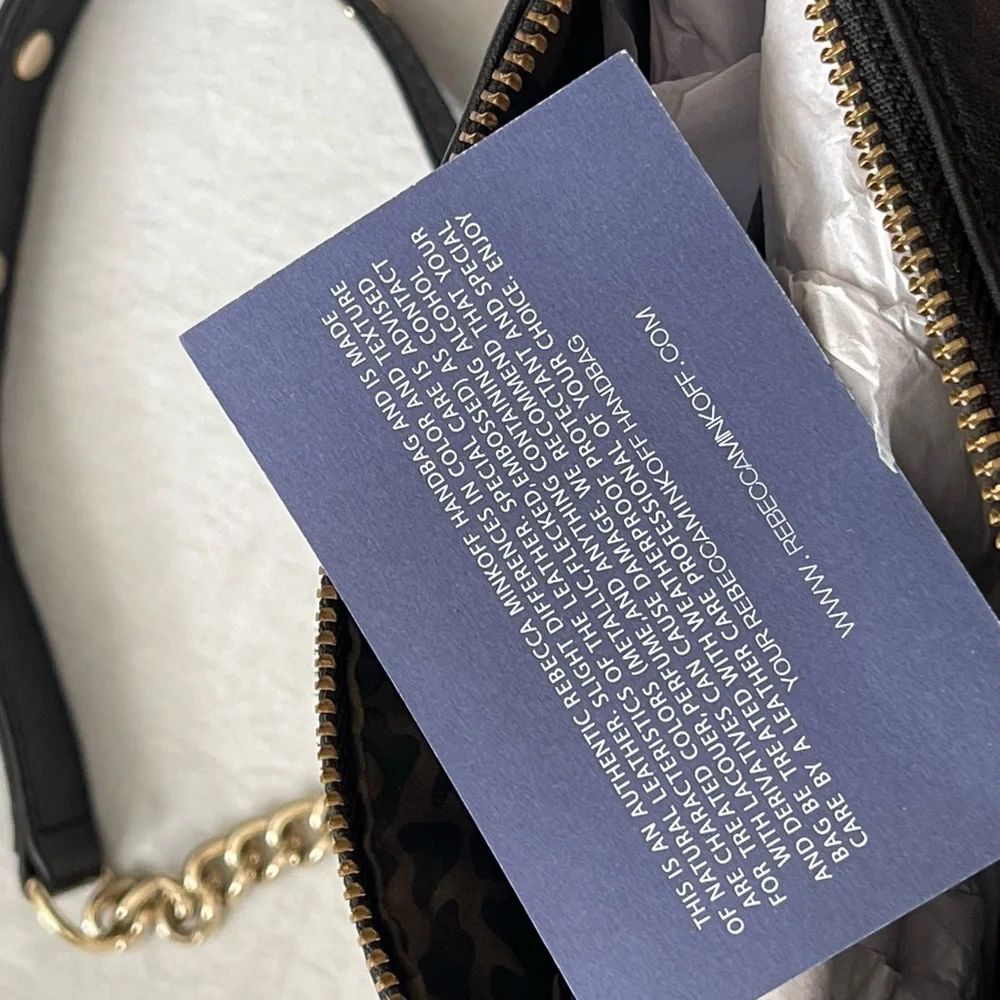 Rebecca Minkoff Mini MAC in Black with Gold - Picture 12 of 13